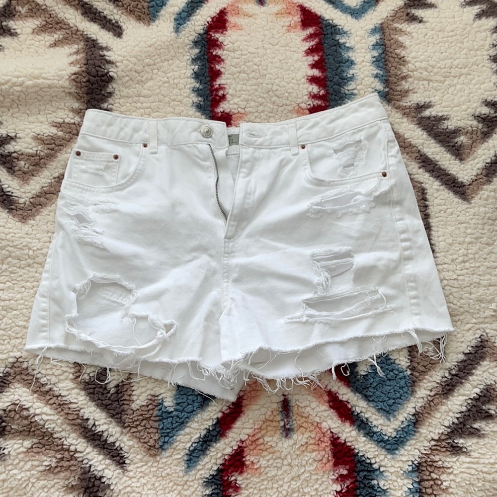 Topshop Mom Jean Shorts